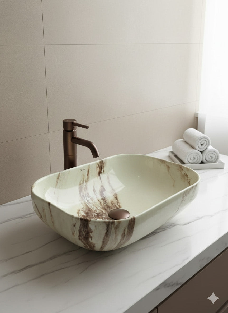 Brizzio PS-212 Marble Wash Basin