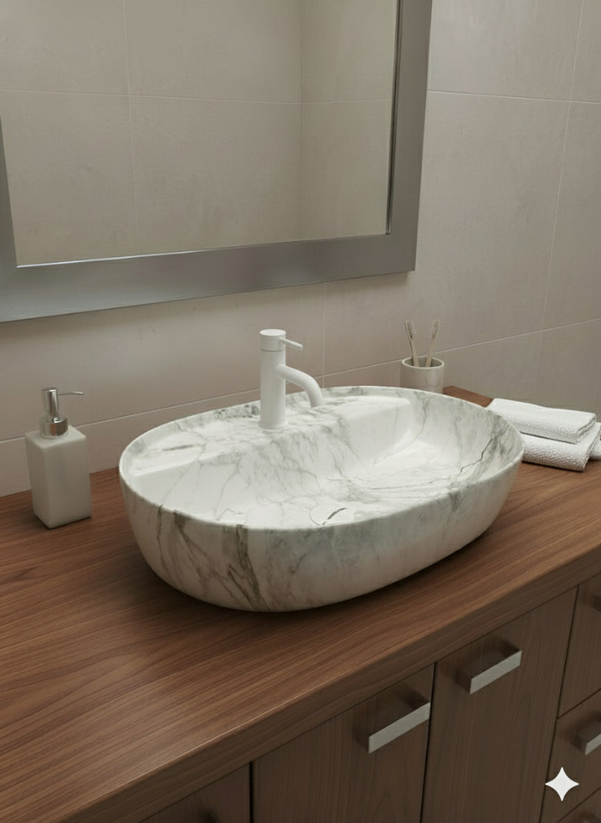 Brizzio PS-213 Marble Wash Basin