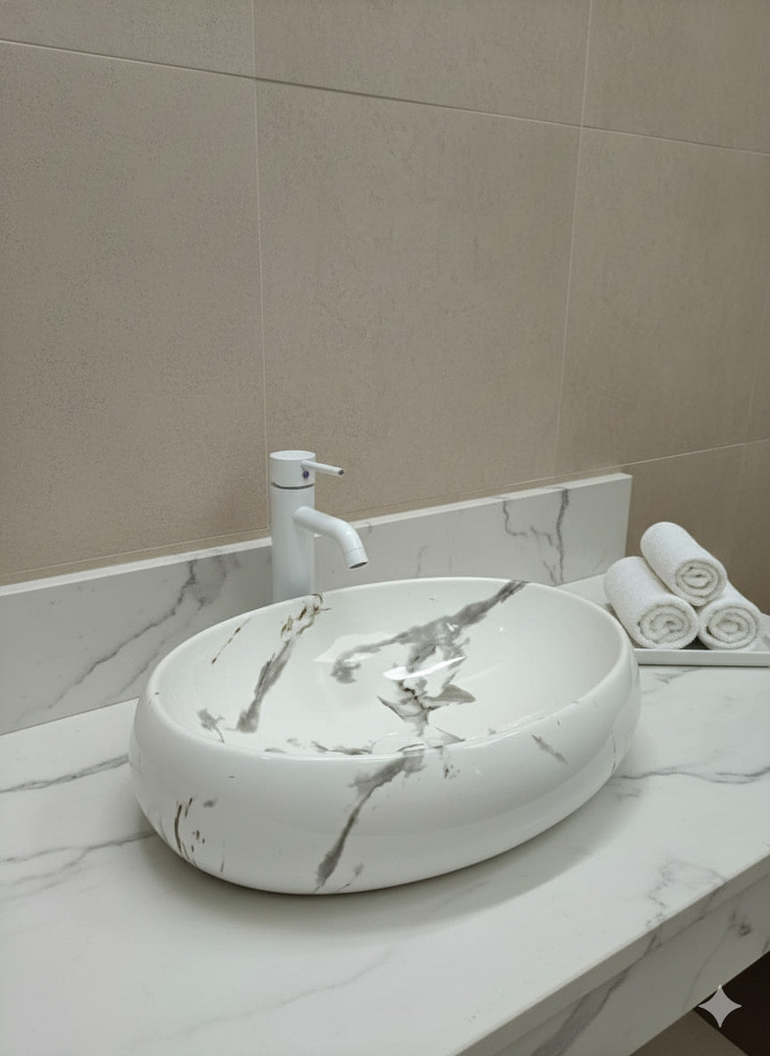 Brizzio PS-214 Marble Wash Basin