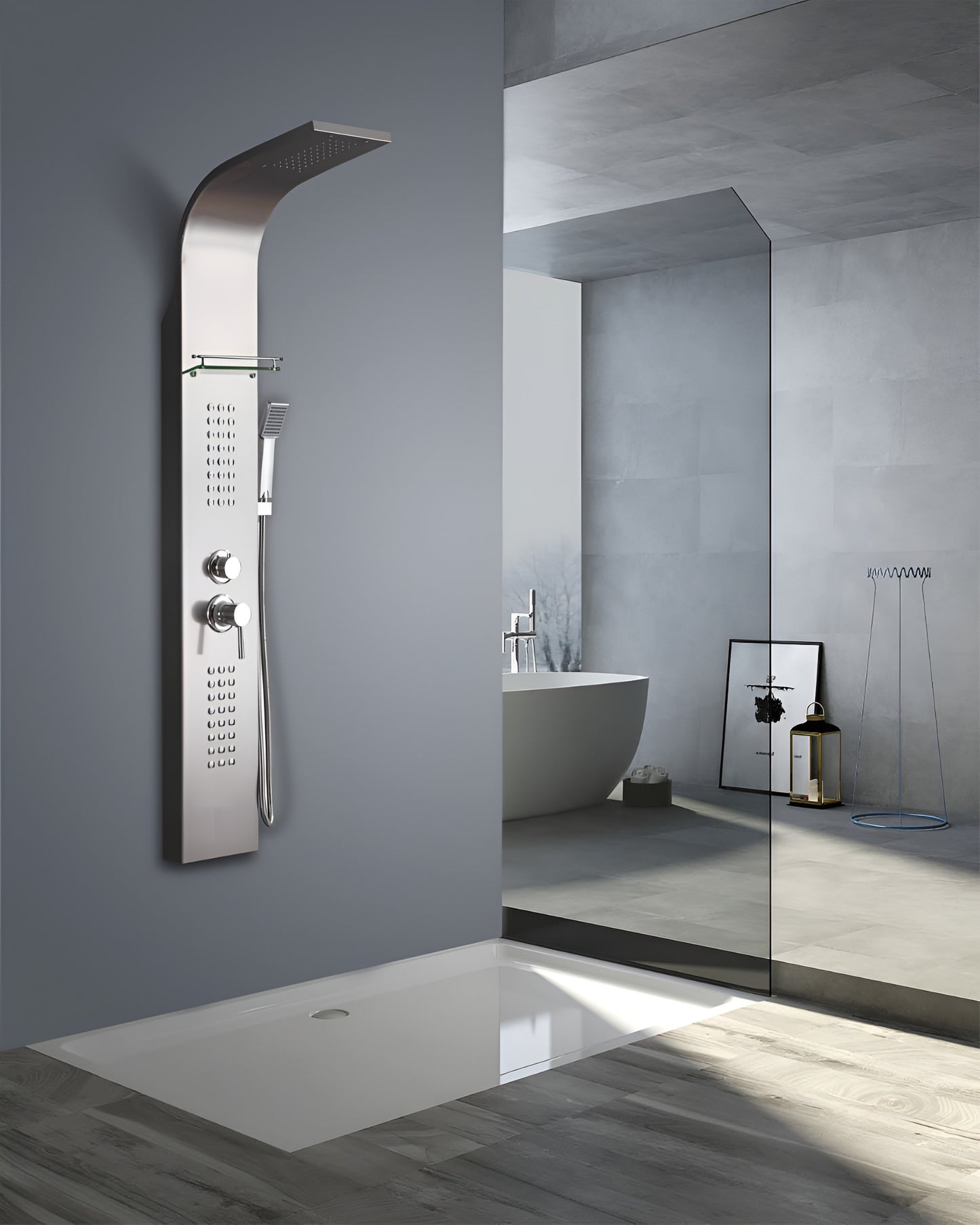Brizzio PS-5501BR Shower Panel