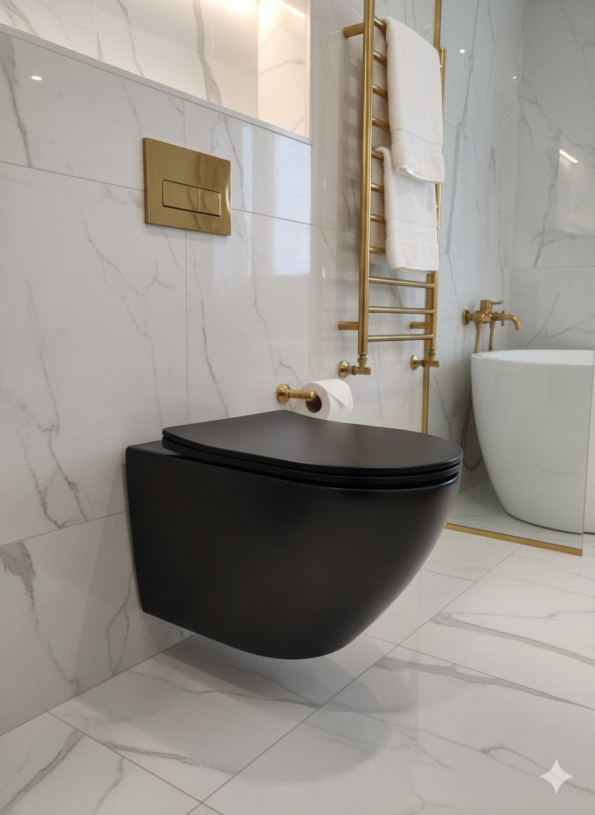 Brizzio PS-77MT Wall Hung Commode