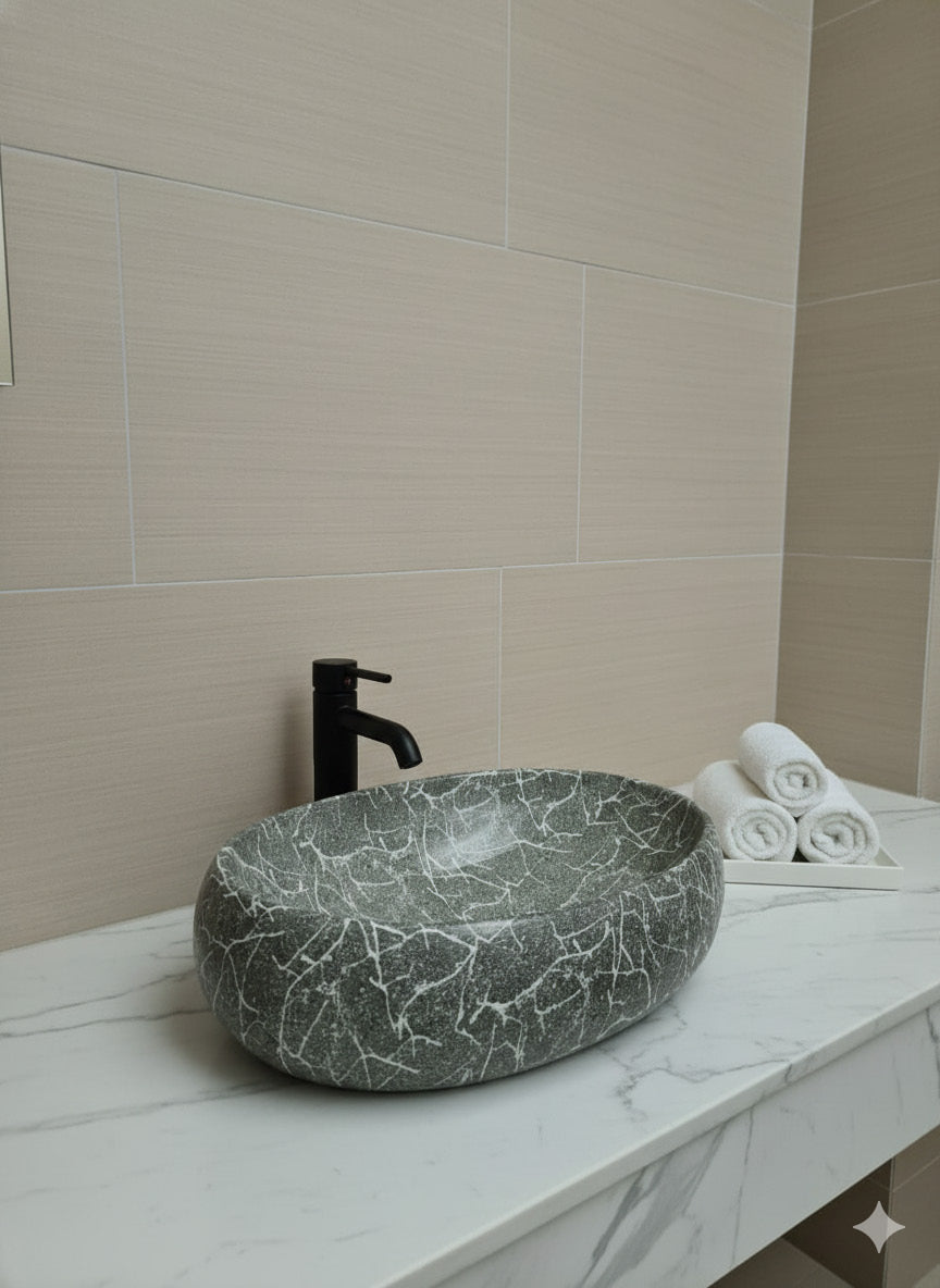 Brizzio PS-207 Marble Wash Basin