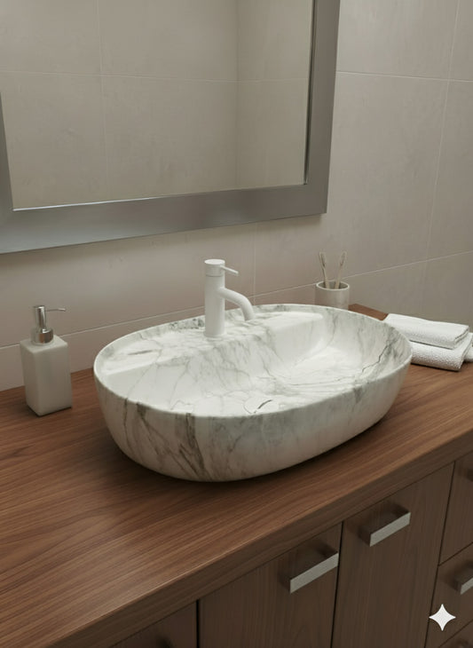 Brizzio PS-213 Marble Wash Basin