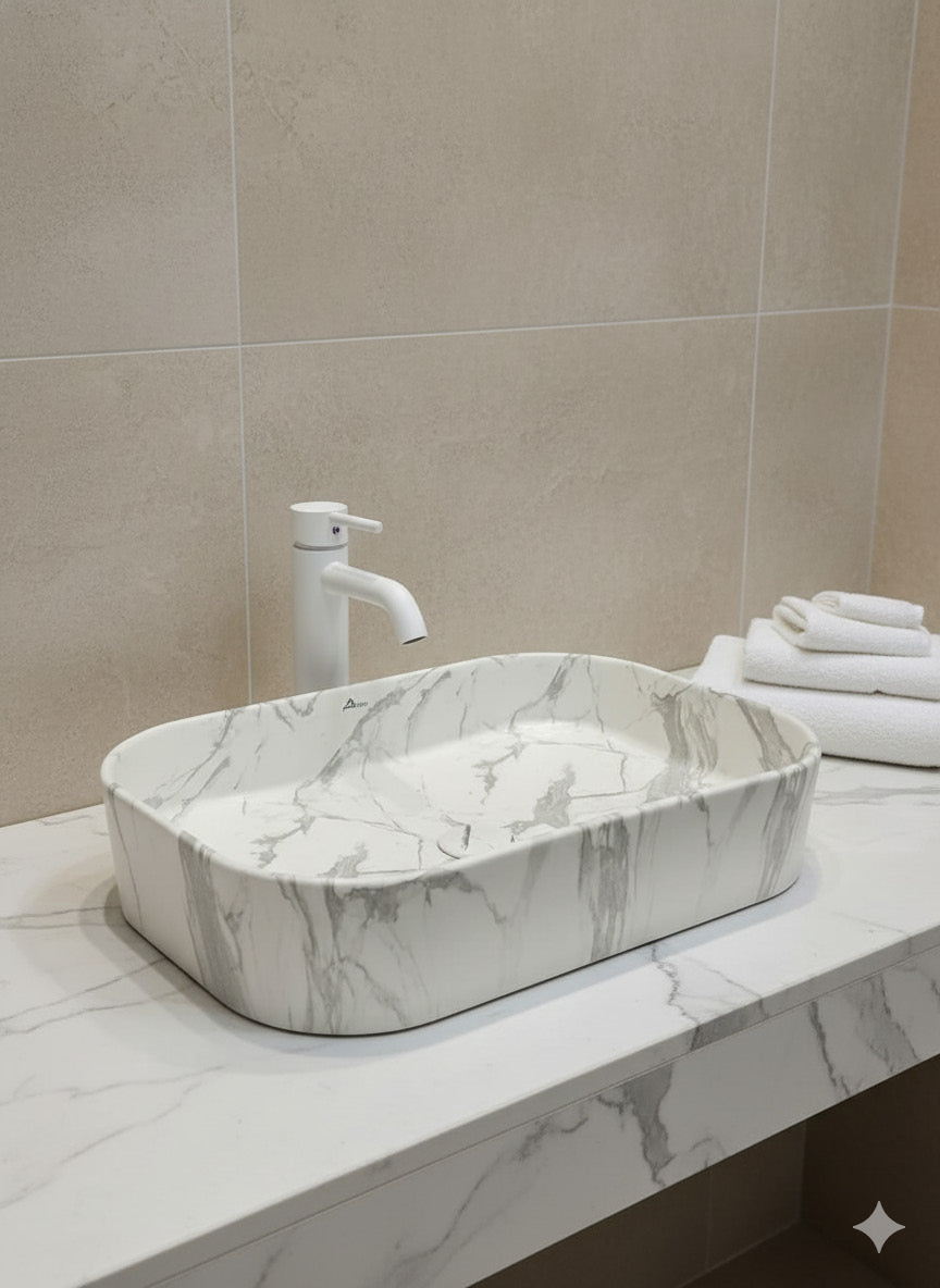 Brizzio PS-233 Marble Wash Basin