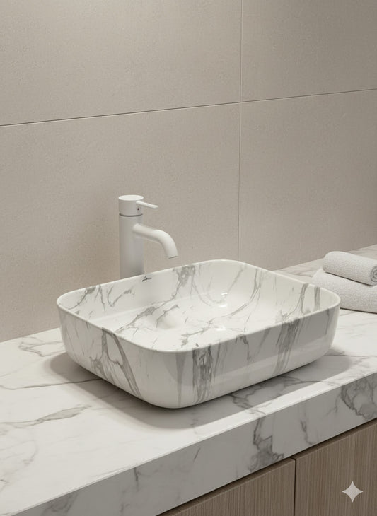 Brizzio PS-238 Marble Wash Basin