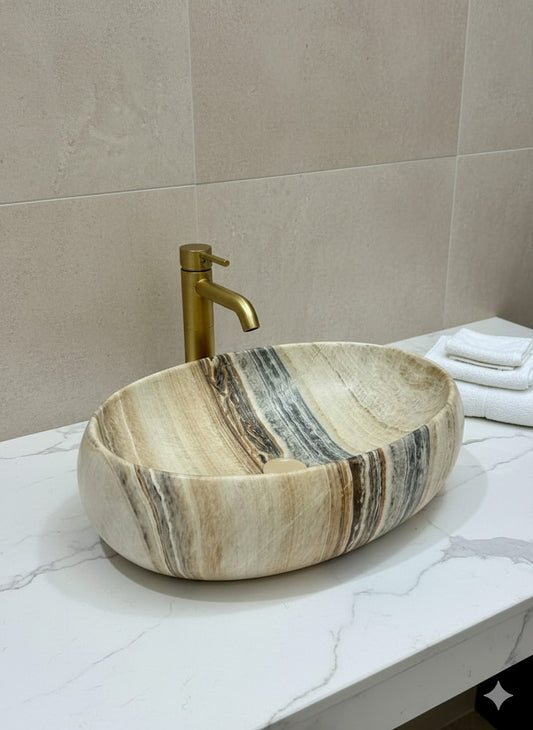 Brizzio PS-244 Marble Wash Basin