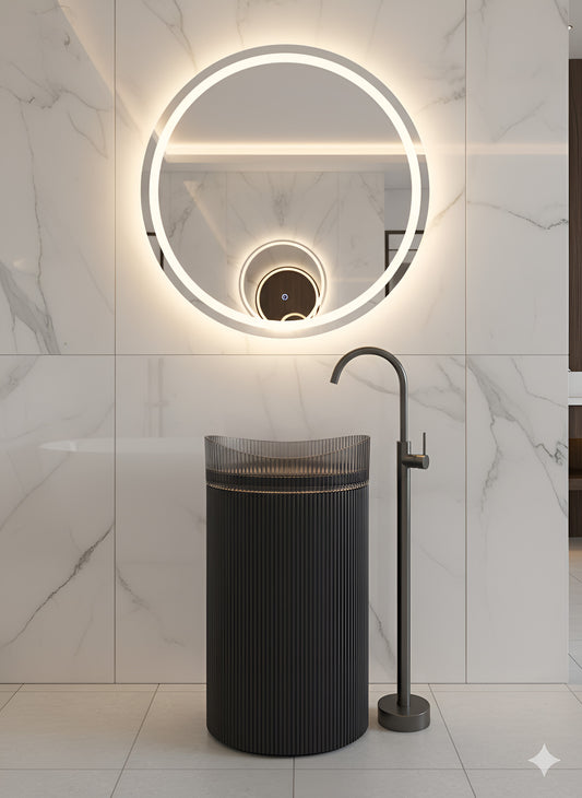 Brizzio PS-6910 Freestanding Ceramic Basin