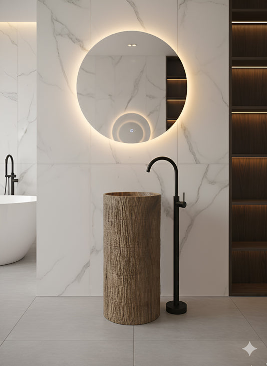 Brizzio PS-6915 Freestanding Ceramic Basin