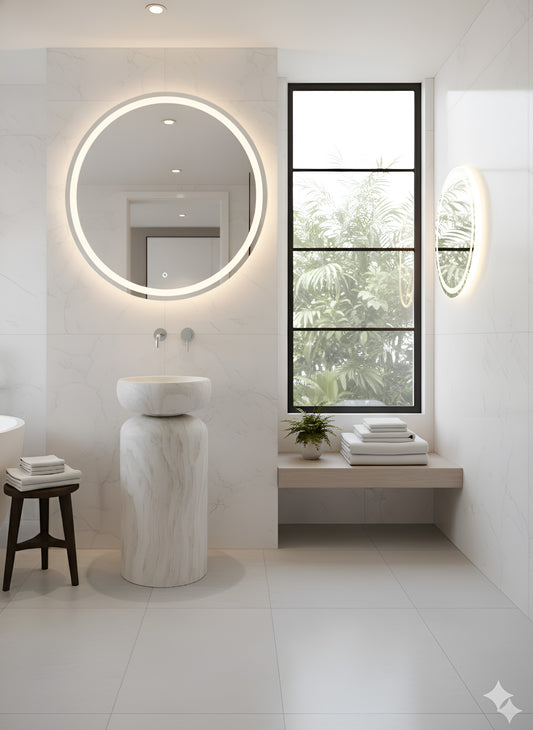 Brizzio PS-6966 Freestanding Ceramic Basin